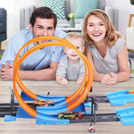 Stunt Racing Track Car Loop Set Toys (2 Colors) 18PCS-40PCS