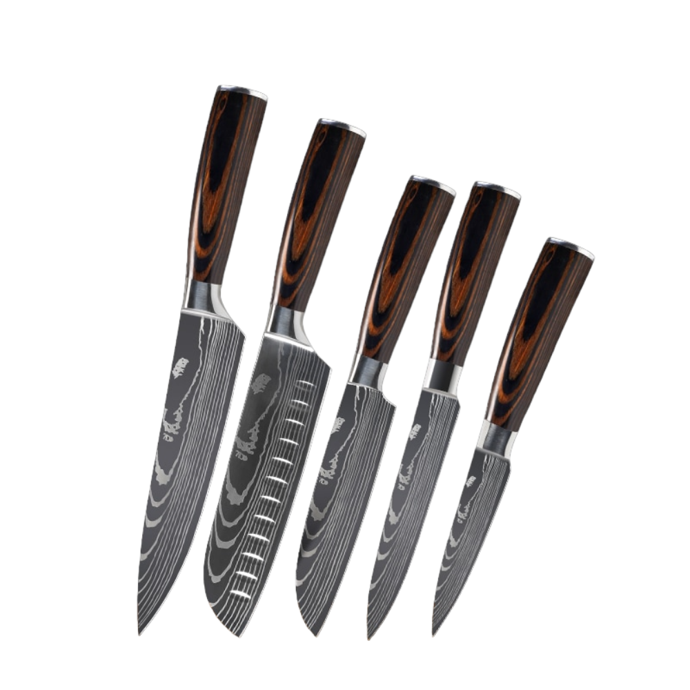 Damascus Kitchen Set Knives (29 Options)