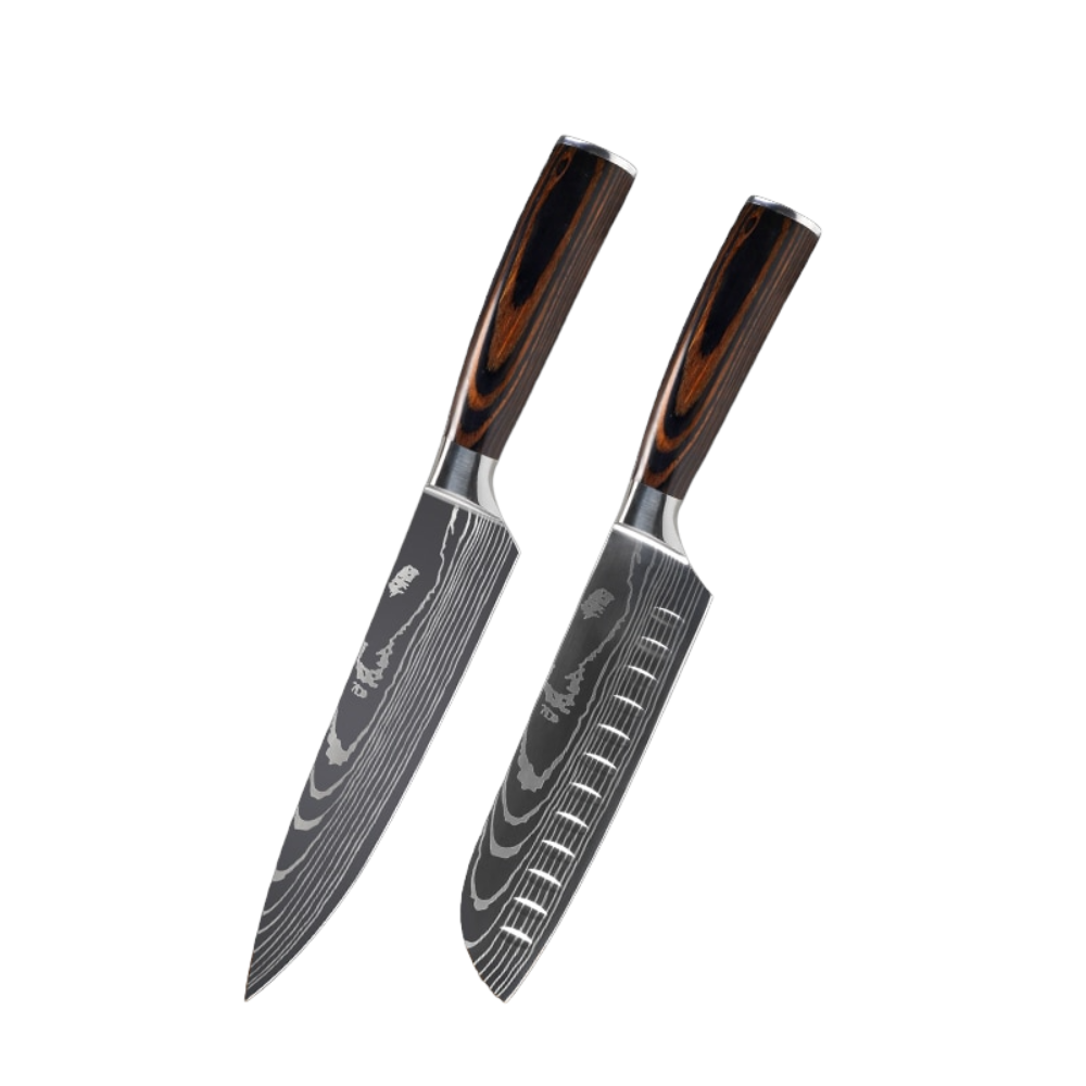 Damascus Kitchen Set Knives (29 Options)