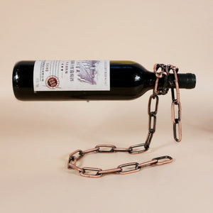 Chain Hanging Wine Bottle Holder (3 Colors)