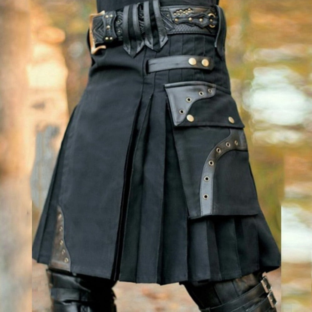 Traditional Men's Metal Kilt (5 Styles) S-5XL