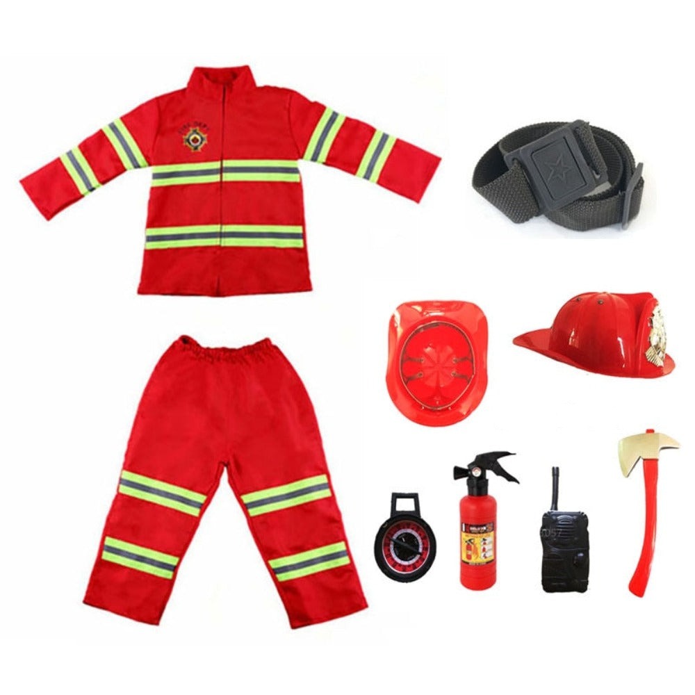 Firefighter Kids Costume Set (2 Colors)