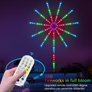 Smart LED Fireworks Christmas Lights (S-Large) with Remote Control