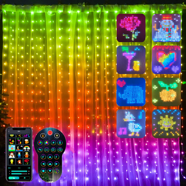 Smart Lights Curtain Picture Tree LED String Fairy APP Controlled ...