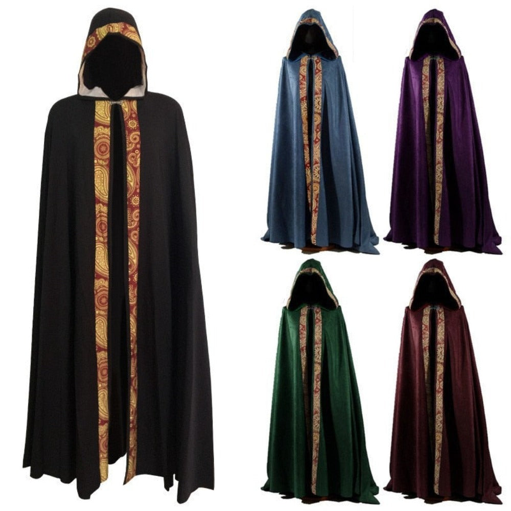 Medieval Coat Hooded Cloak (5 Colors) S-5XL