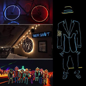 DIY Neon LED Light Rope (9 Colors) 100CM-500CM