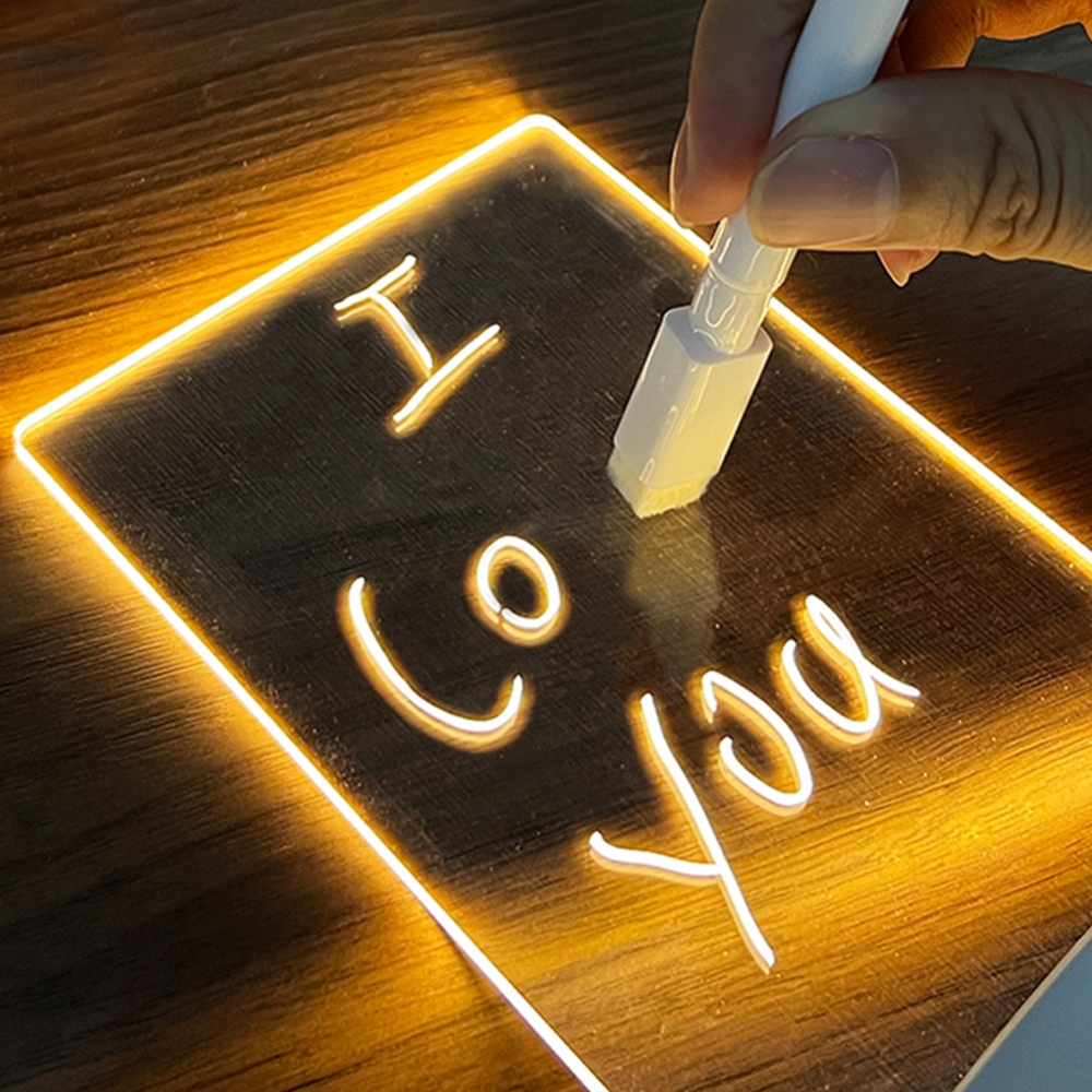 LED Note Board Night Light Lamp (3 Style)