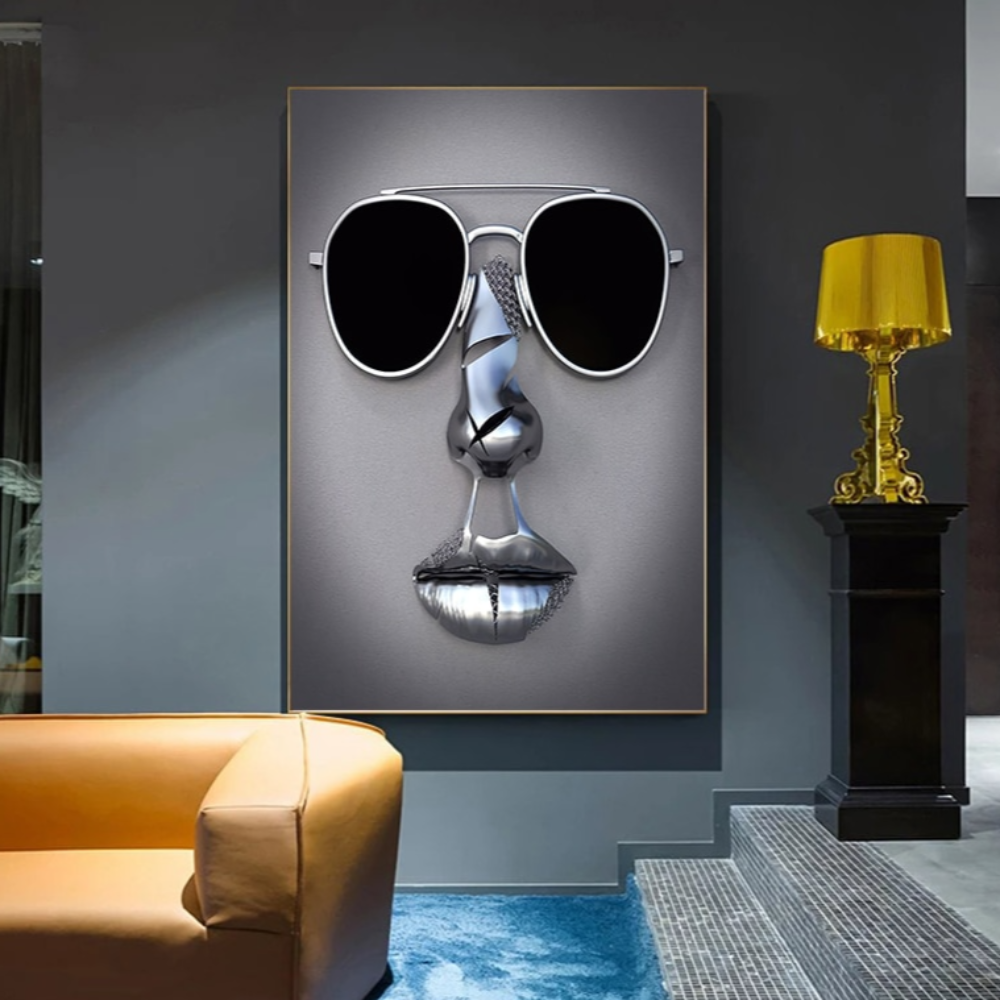 Romantic Metal Figure Abstract Wall Art Poster (12 Design) NO FRAME