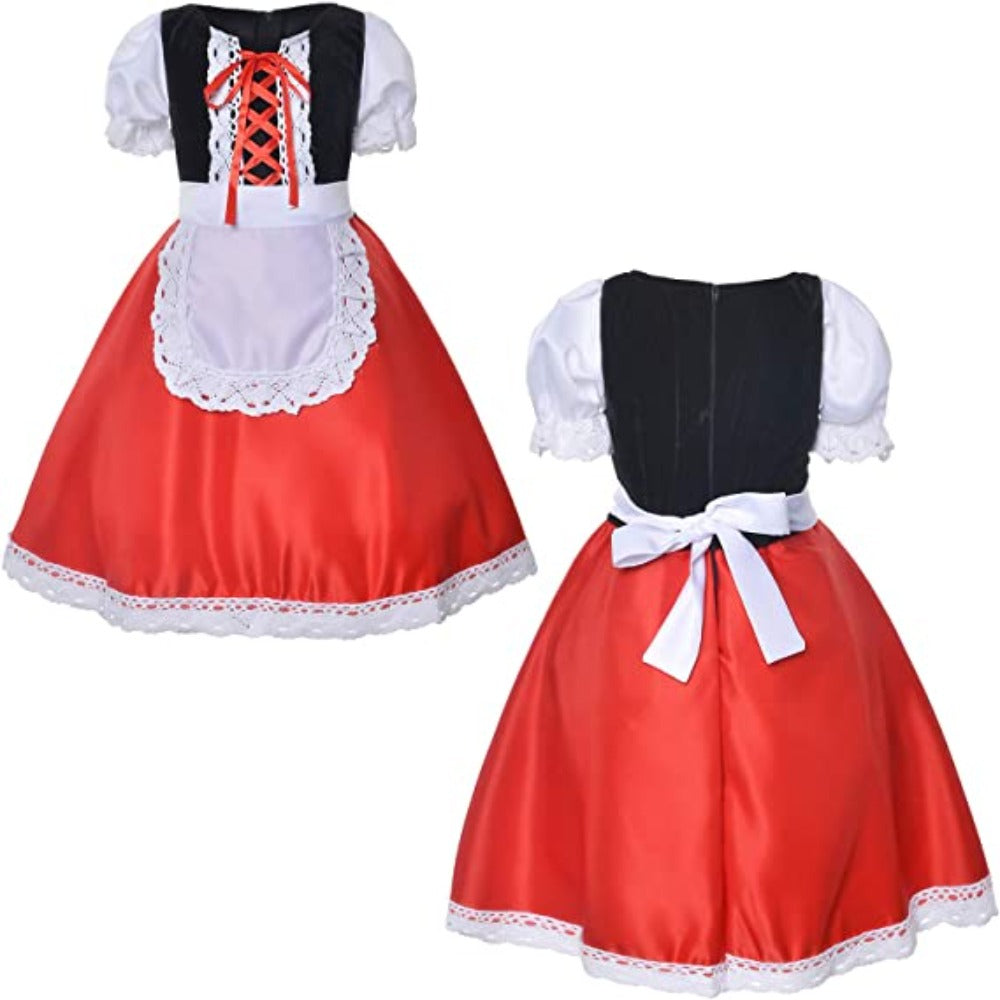 Little Red Riding Hood Costume Set for Girls (7 Sizes)