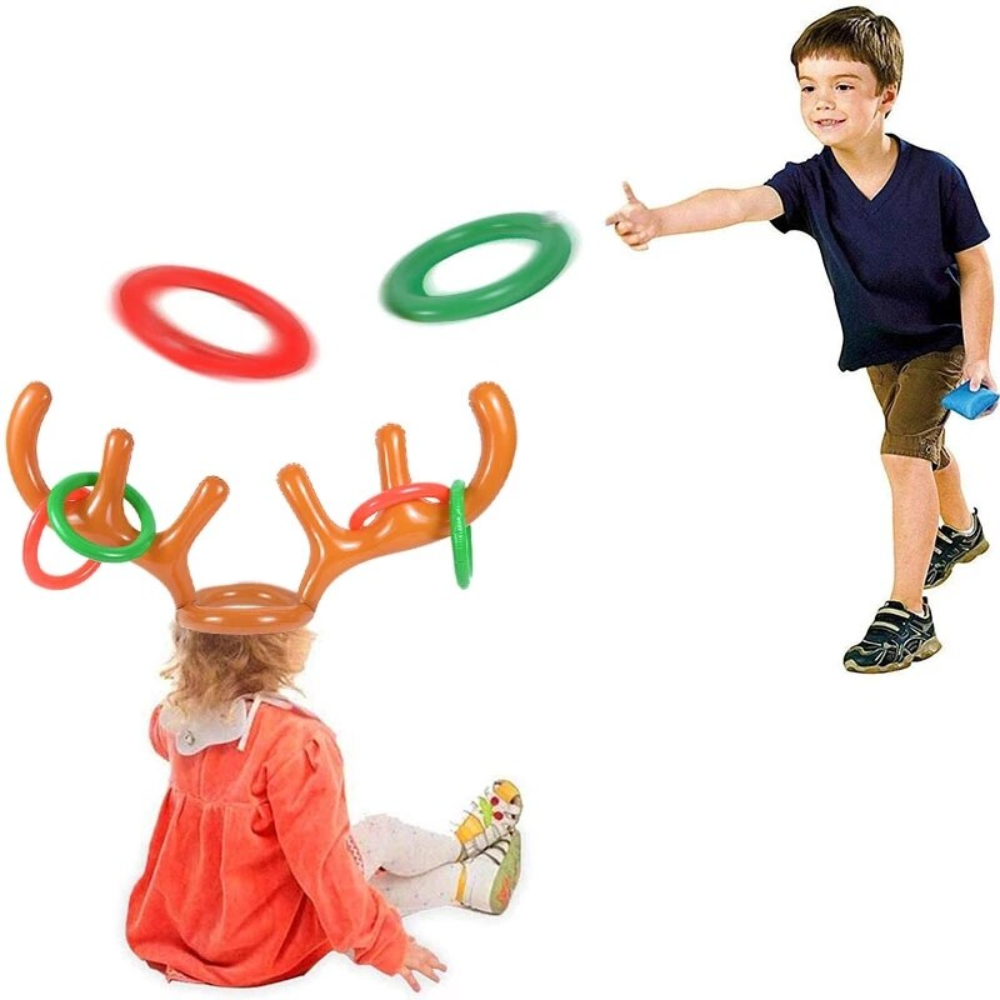 Inflatable Ring Reindeer Antler Hat