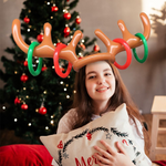 Inflatable Ring Reindeer Antler Hat