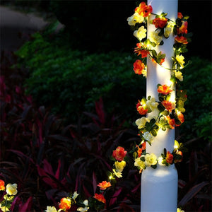 LED Green Leafs String Vine Fairy Lights