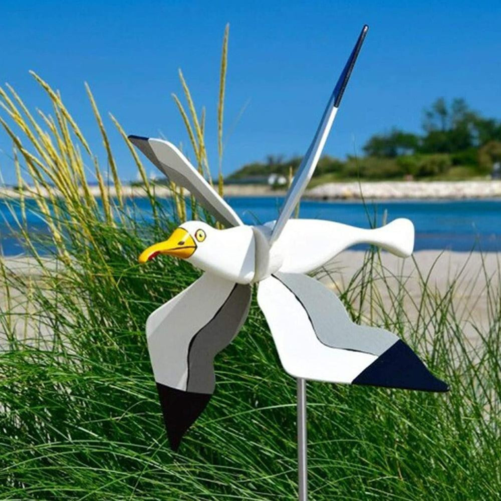 Seagull Windmill Outdoor Yard Décor