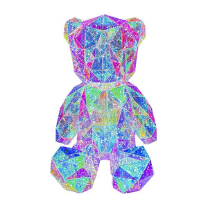 "Galaxy Crystal Bear" Luminous Lights Up