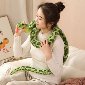 Cute Python Snake Stuffed Animal Pillow Plush (4 Colors) 200CM