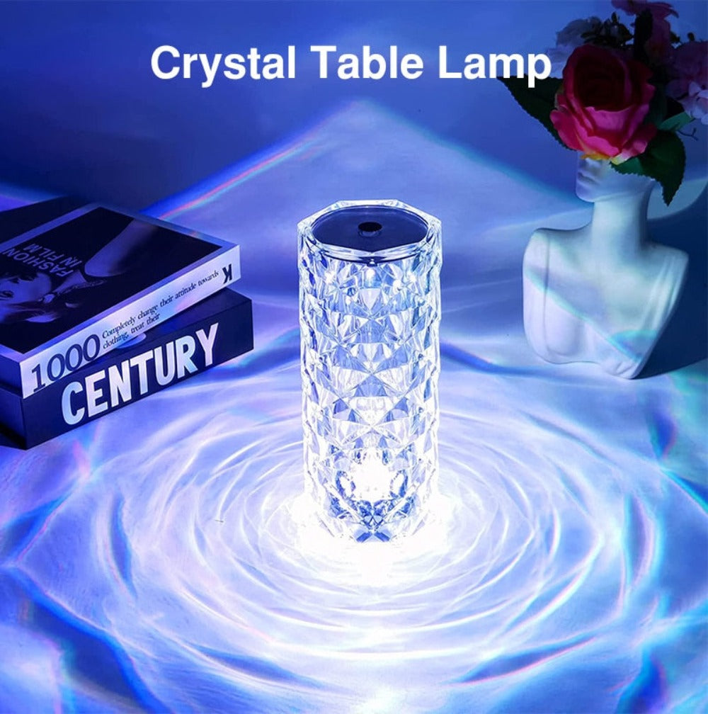 Crystal Table Lamp (3 Options) with Remote Control