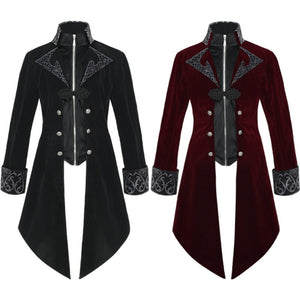 Renaissance Collar Tailcoat Coat Suit (2 Colors) S-2XL