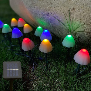 Mushroom solar lights