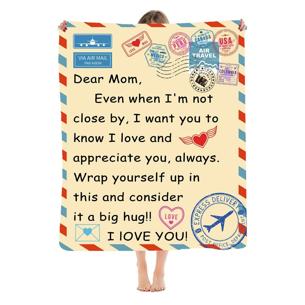 Message "To My Mom" Blanket (16 Style)