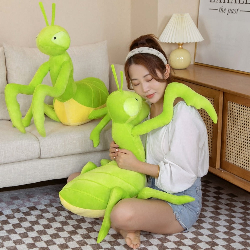 Kawaii Mantis Stuffed Animal Pillow Plush