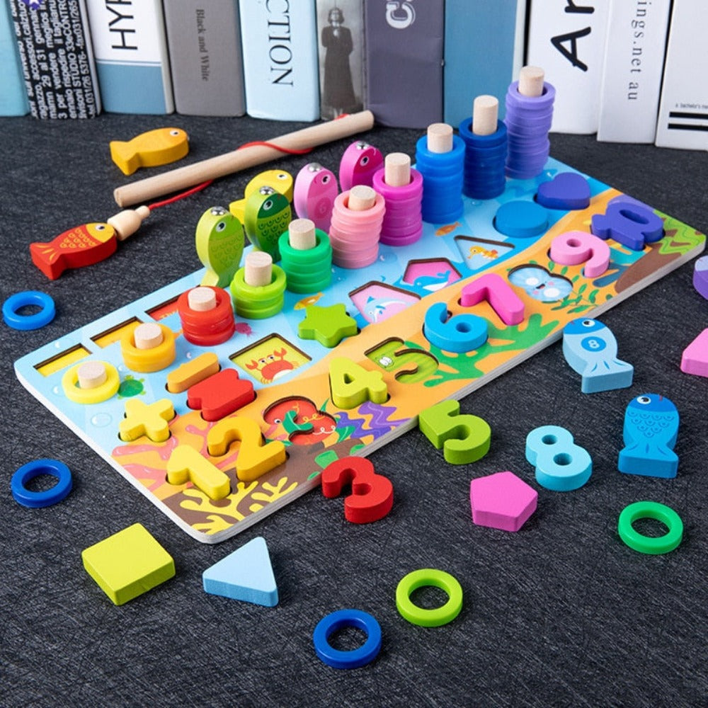 Color Animals Wooden Puzzle Math Learning Toys (37 Options)
