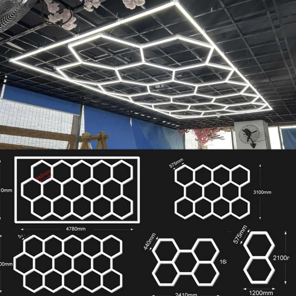 Honeycomb Ceiling Hexagonal Lamp Chandelier