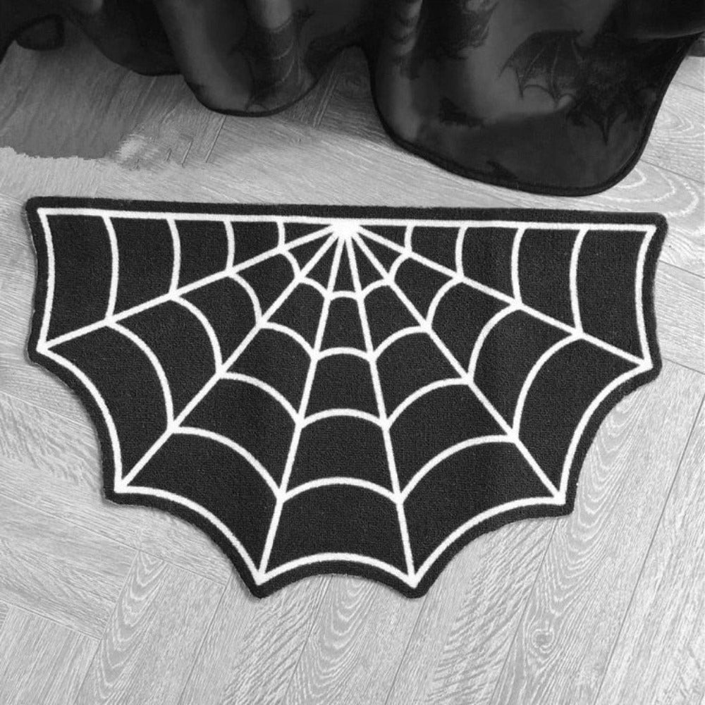 Halloween Spider Web Carpet Rug (4 Sizes)