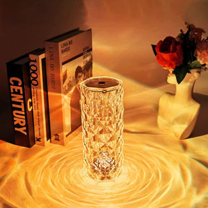 Crystal Table Lamp (3 Options) with Remote Control