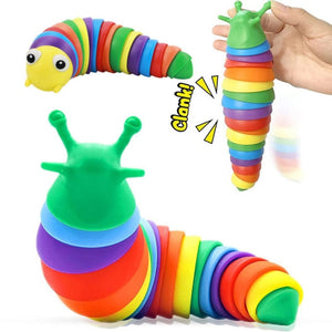 Fidget Squirming Snail Caterpillar Worm Toy (2 Options)