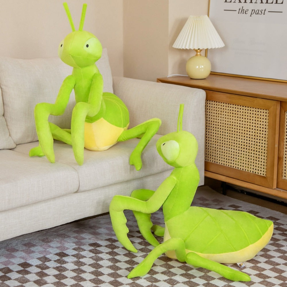 Kawaii Mantis Stuffed Animal Pillow Plush