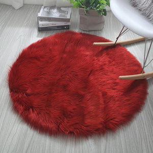 Fluffy Mat Round Plush Carpet Rug (19 Style) 40CM-180CM