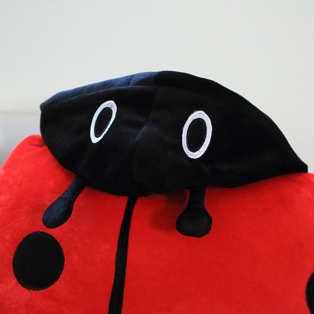 Wearable Lady Bug Shell Stuffed Animal Pillow Plush (2 Size)