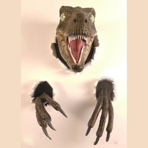 3D Dinosaur Head Wall Mounted Set Home Décor (2 Colors)