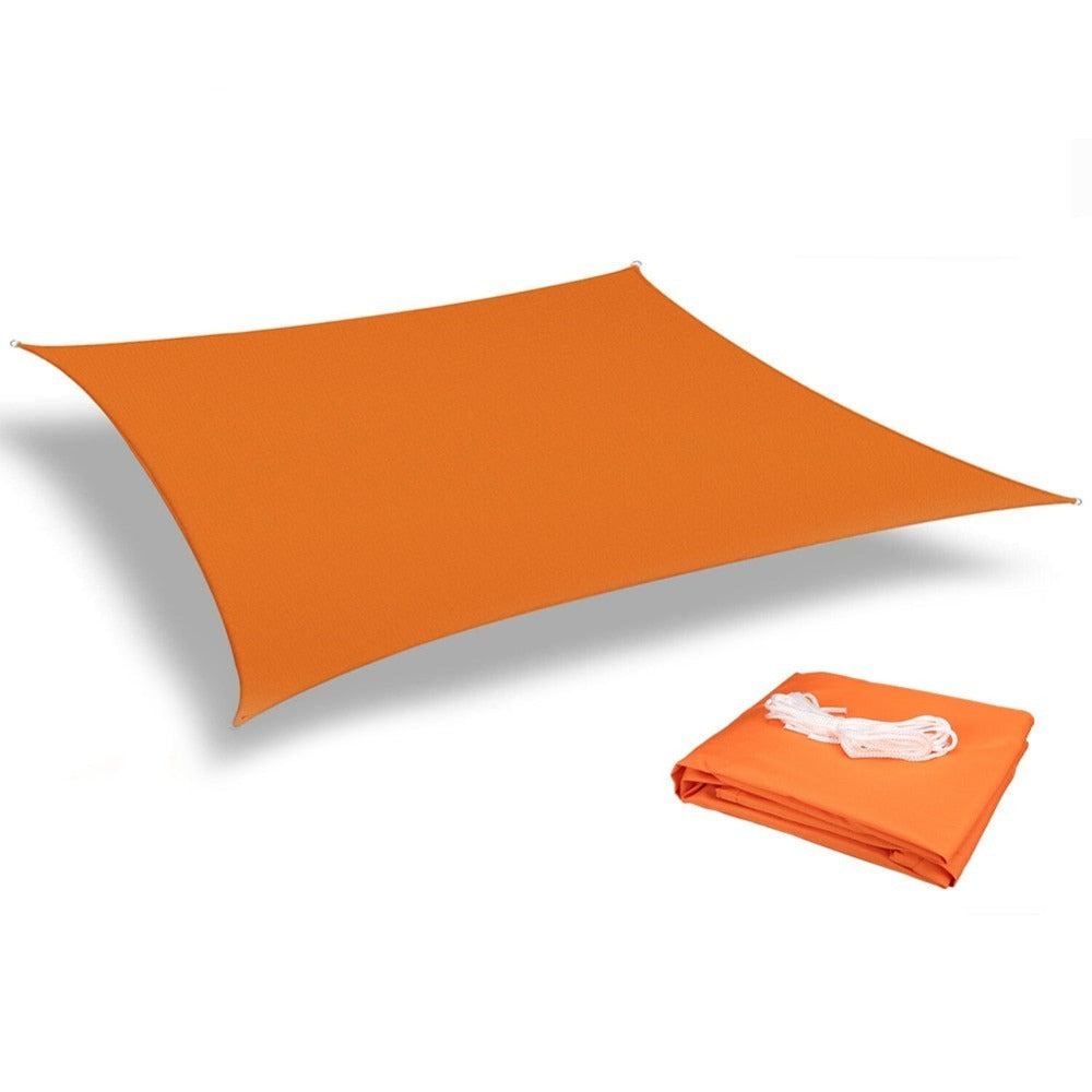 Awning UV Protection Canopy Sun shade Sail (5 Colors) 5 Sizes  Orange Rectangle