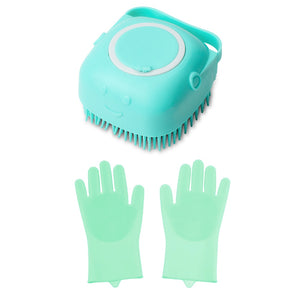 Pet Bath Scrub Grooming Brush Kit (4 Options