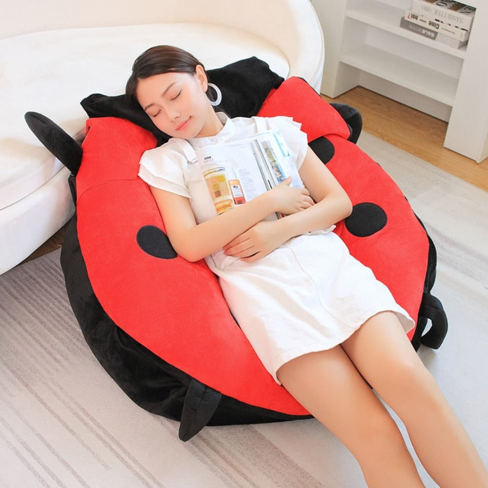 Wearable Lady Bug Shell Stuffed Animal Pillow Plush (2 Size)