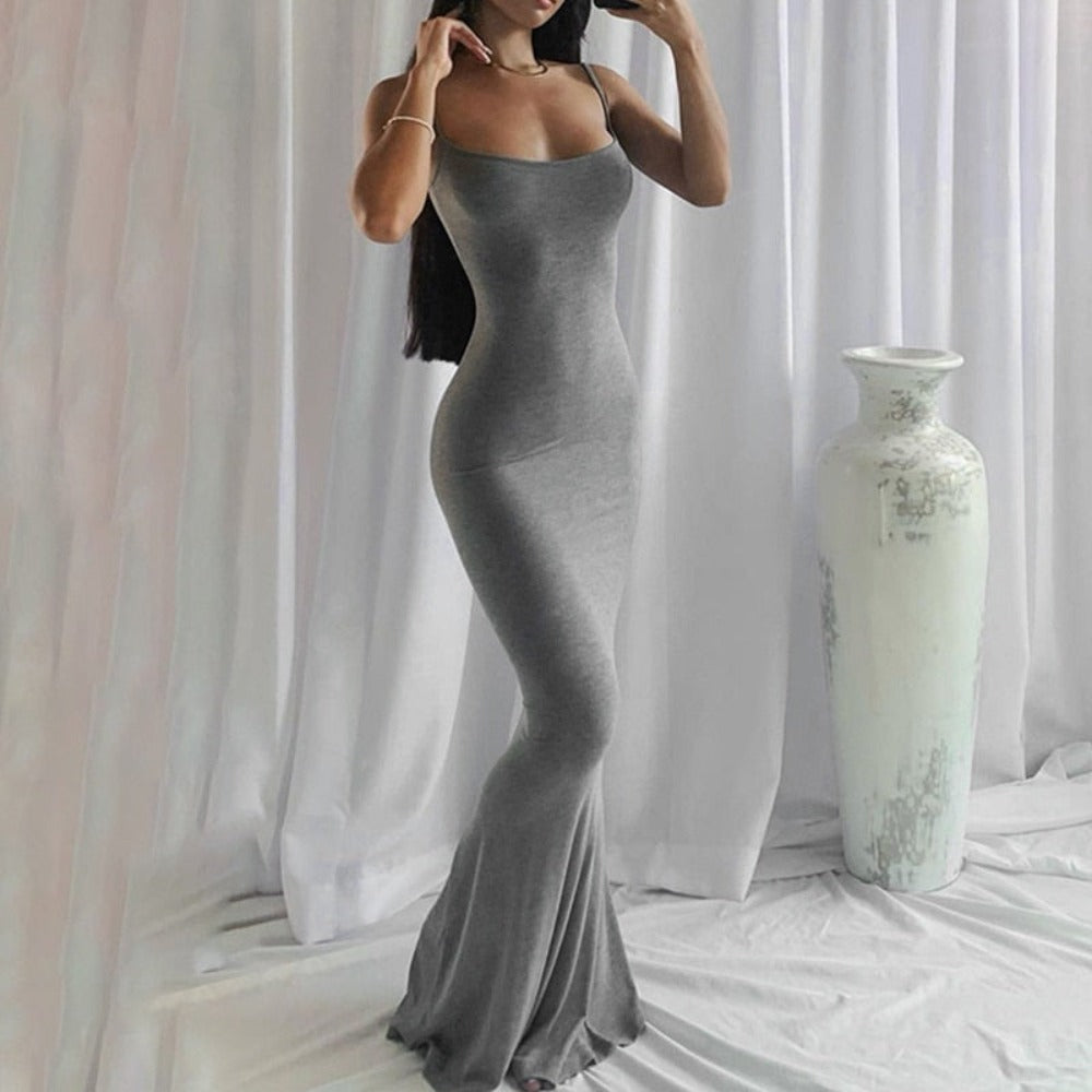 Maxi Sleeveless Bodycon Dress (14 Colors) XS-3XL