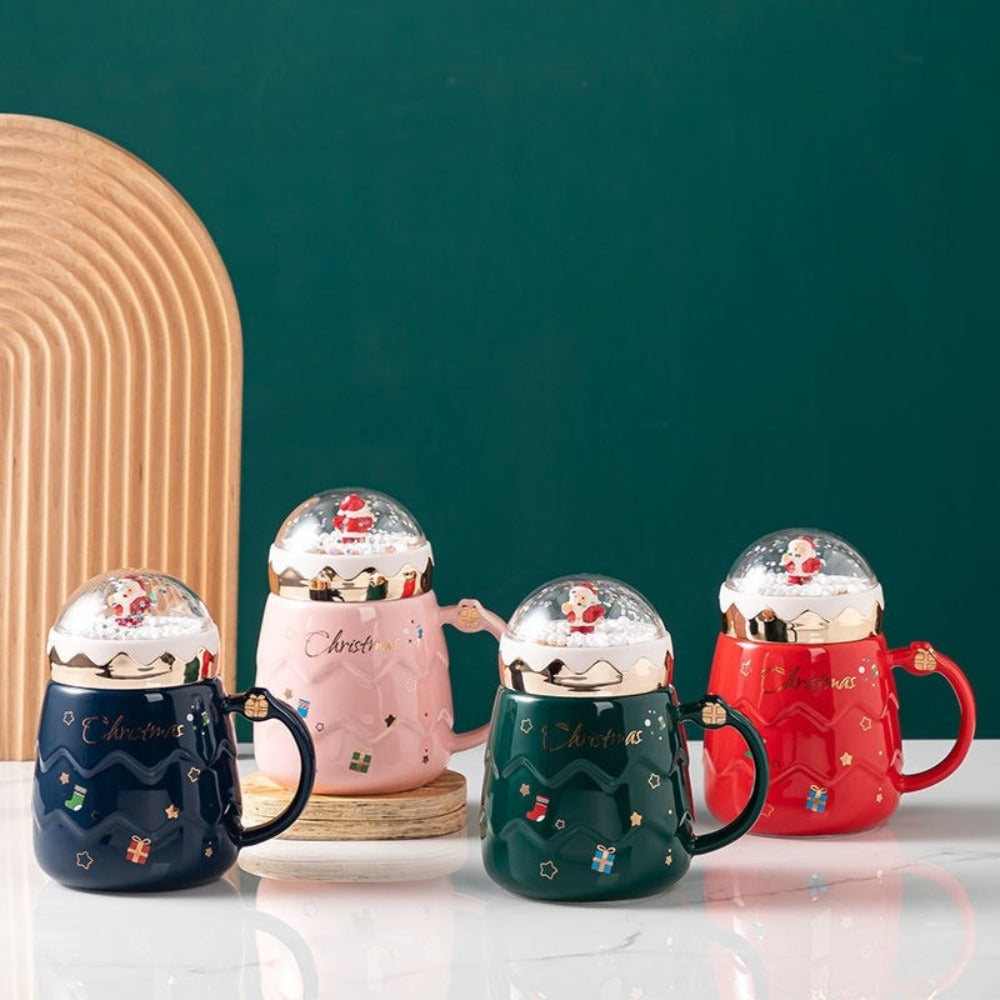Christmas Santa Claus Ceramic Mugs (4 Colors)