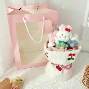 Kawaii Bunny Plush Doll Bouquet Flower (10 Options) with Gift Bag