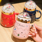 Christmas Santa Claus Ceramic Mugs (4 Colors)