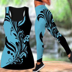 3D Printed Tops and High Waist Leggings Set (12 Styles) M-8XL