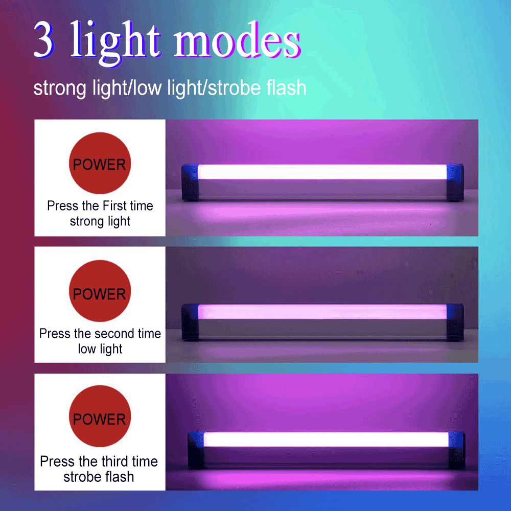 LED Handheld RGB Tube Strip Fill Lights (7 Colors) Best Gift Shoppers