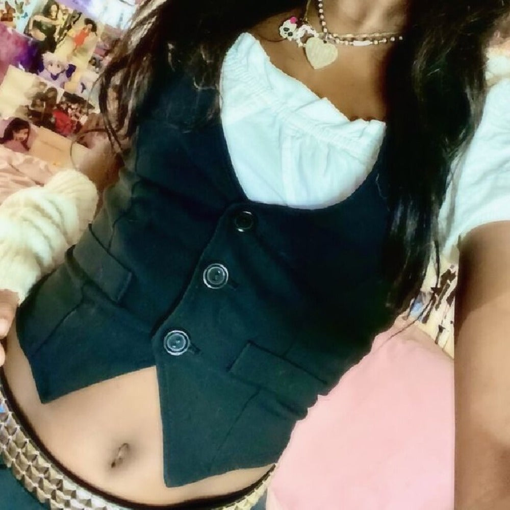 Goth Racerback Waistcoat Women Suit Vest (8 Style) S-2XL