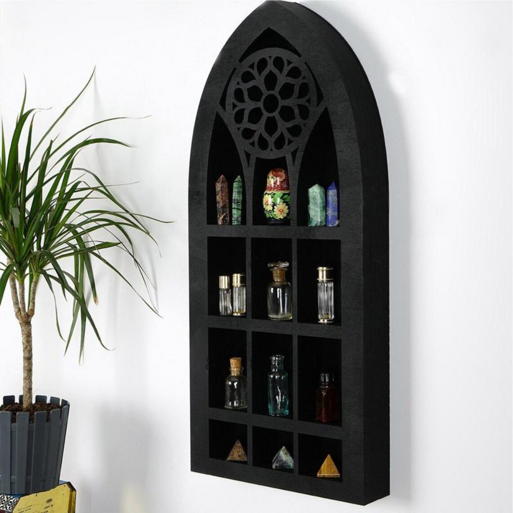 Gothic Church Window Shelf Wall Mounted