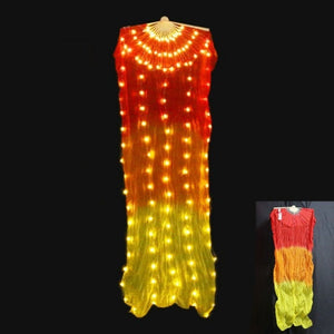 Belly Dance LED Silk Fans (4 Colors)