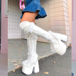 Knee High Heel Platform Winter Boots (5 Color) Size 5-10.5