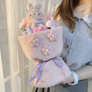 Kawaii Bunny Plush Doll Bouquet Flower (8 Options) with Gift Bag
