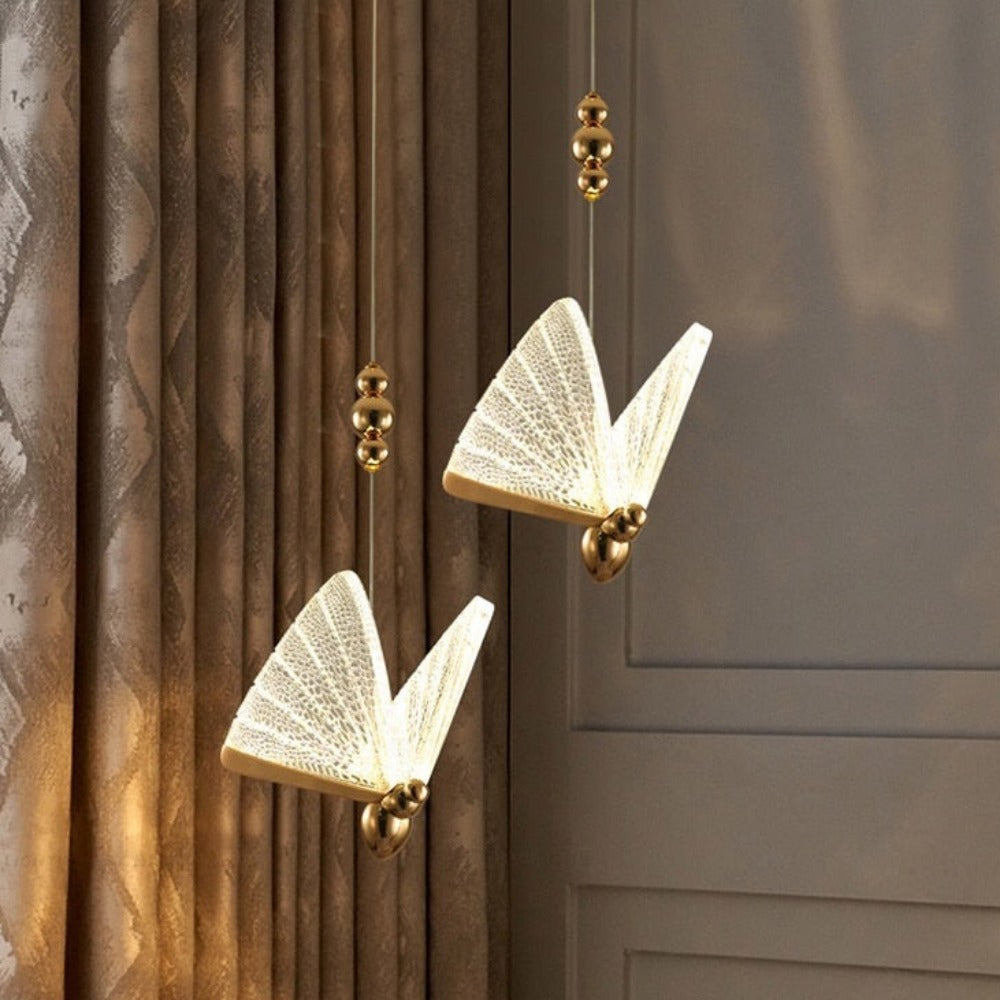 Butterfly Hanging Pendant Lamp (3 Colors) 4 Options