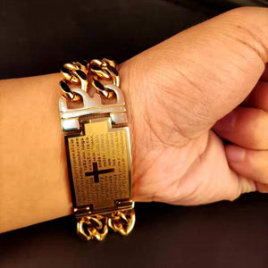Holy Cross Jesus Bling Bracelet and Necklace Set (3 Styles)