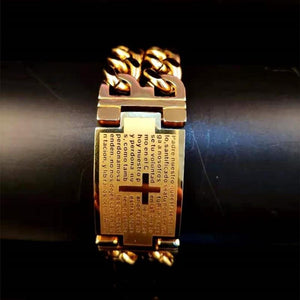 Holy Cross Jesus Bling Bracelet and Necklace Set (3 Styles)